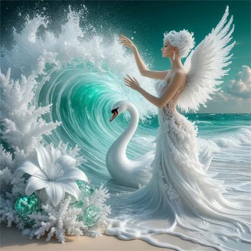 Puzzles 200 Teile Erwachsene,28x28 cm Lernspiel Herausforderung Spielzeug 200 Teile Sea Wave Woman Schwan Puzzles für Erwachsene Puzzles 200 Teile Erwachsene,28x28 cm Lernspiel Herausforderung Spielzeug 200 Teile Sea Wave Woman Schwan Puzzles für Erwachsene von Yeecer