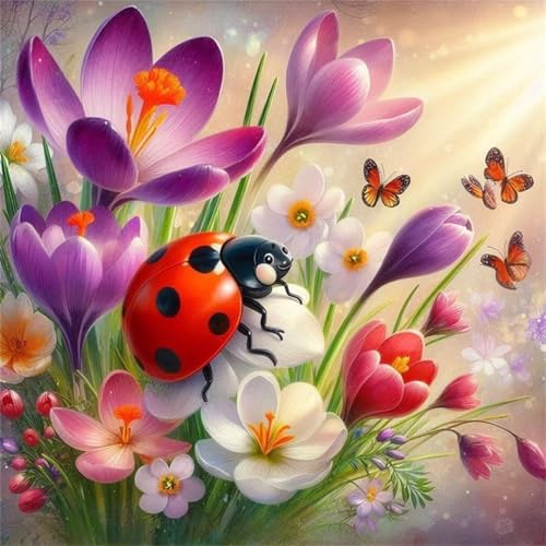 Puzzles 200 Teile Erwachsene,28x28 cm Lernspiel Herausforderung Spielzeug 200 Teile Tulpe Marienkäfer Blume Puzzles für Erwachsene Puzzles 200 Teile Erwachsene,28x28 cm Lernspiel Herausforderung Spielzeug 200 Teile Tulpe Marienkäfer Blume Puzzles für Erwachsene von Yeecer