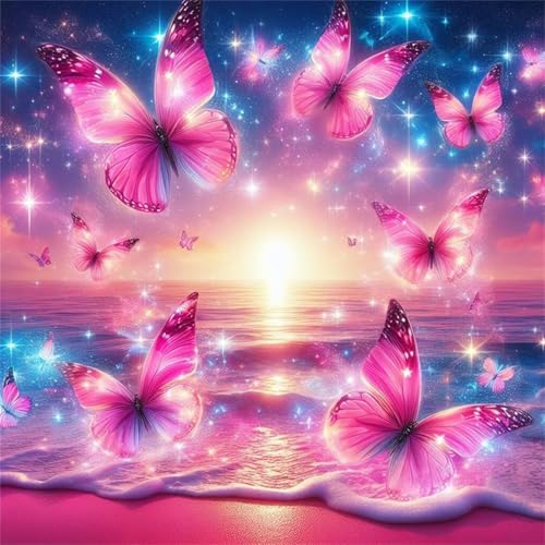 Puzzles 200 Teile Erwachsene,28x28 cm Lernspiel Herausforderung Spielzeug 200 Teile Verträumter Meeresschmetterling Puzzles für Erwachsene von Yeecer
