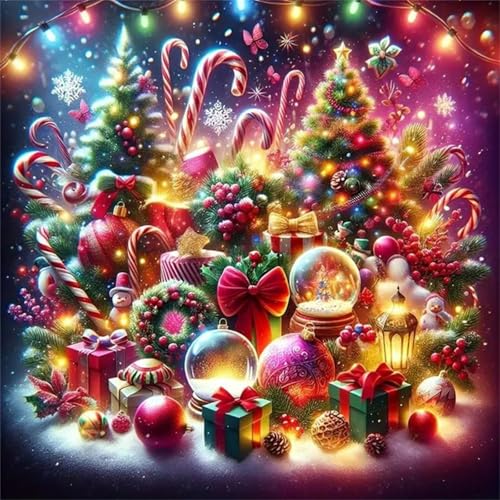 Puzzles 200 Teile Erwachsene,28x28 cm Lernspiel Herausforderung Spielzeug 200 Teile Weihnachtslandschaft Puzzles für Erwachsene von Yeecer