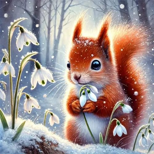 Puzzles 200 Teile Erwachsene,28x28 cm Lernspiel Herausforderung Spielzeug 200 Teile Winterblumen-Eichhörnchen Puzzles für Erwachsene Puzzles 200 Teile Erwachsene,28x28 cm Lernspiel Herausforderung Spielzeug 200 Teile Winterblumen-Eichhörnchen Puzzles für Erwachsene von Yeecer