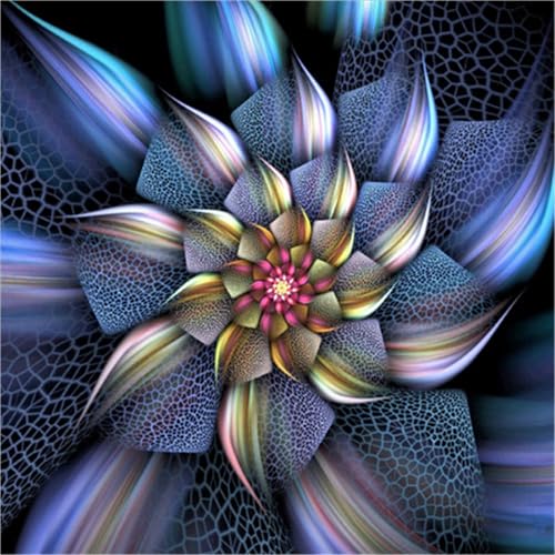 Puzzles 200 Teile Erwachsene,28x28cm Holzpuzzle, Puzzle für Erwachsenes Lernspiel Herausforderung Spielzeug 200 Teile Abstrakte Blume Puzzles für Erwachsene Kinder von Yeecer
