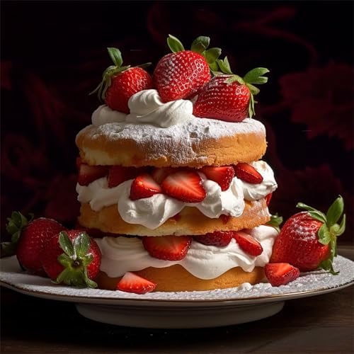 Puzzles 200 Teile Erwachsene,28x28cm Holzpuzzle, Puzzle für Erwachsenes Lernspiel Herausforderung Spielzeug 200 Teile Früchtekuchen-Essen Puzzles für Erwachsene Kinder von Yeecer