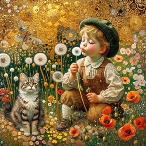 Puzzles 200 Teile Erwachsene,28x28cm Holzpuzzle, Puzzle für Erwachsenes Lernspiel Herausforderung Spielzeug 200 Teile Löwenzahn-Junge-Landschaft Puzzles für Erwachsene Kinder Puzzles 200 Teile Erwachsene,28x28cm Holzpuzzle, Puzzle für Erwachsenes Lernspiel Herausforderung Spielzeug 200 Teile Löwenzahn-Junge-Landschaft Puzzles für Erwachsene Kinder von Yeecer