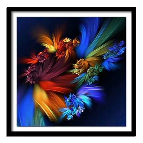 Puzzles 300 Teile Erwachsene,35x35cm Holzpuzzle, Puzzle für Erwachsenes Lernspiel Herausforderung Spielzeug 300 Teile Abstrakte Blume Puzzles für Erwachsene Kinder von Yeecer