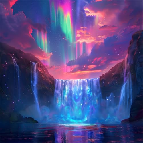 Puzzles 300 Teile Erwachsene,35x35cm Holzpuzzle, Puzzle für Erwachsenes Lernspiel Herausforderung Spielzeug 300 Teile Bunte Wasserfalllandschaft Puzzles für Erwachsene Kinder Puzzles 300 Teile Erwachsene,35x35cm Holzpuzzle, Puzzle für Erwachsenes Lernspiel Herausforderung Spielzeug 300 Teile Bunte Wasserfalllandschaft Puzzles für Erwachsene Kinder von Yeecer
