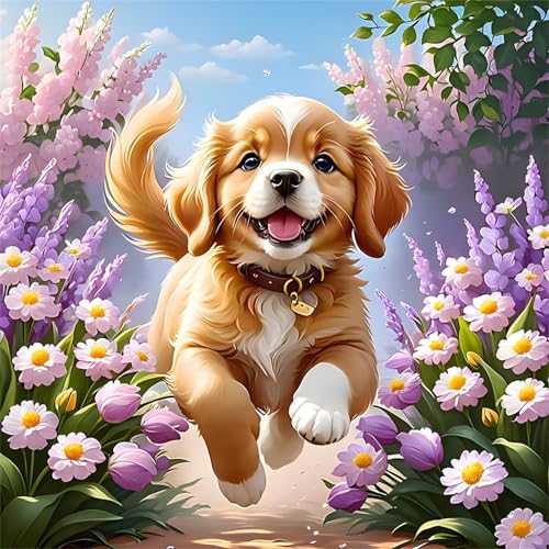 Puzzles 300 Teile Erwachsene,35x35cm Holzpuzzle, Puzzle für Erwachsenes Lernspiel Herausforderung Spielzeug 300 Teile Glückliche Hundeblumen Puzzles für Erwachsene Kinder Puzzles 300 Teile Erwachsene,35x35cm Holzpuzzle, Puzzle für Erwachsenes Lernspiel Herausforderung Spielzeug 300 Teile Glückliche Hundeblumen Puzzles für Erwachsene Kinder von Yeecer