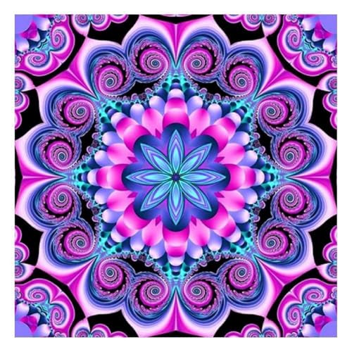 Puzzles 300 Teile Erwachsene,35x35cm Holzpuzzle, Puzzle für Erwachsenes Lernspiel Herausforderung Spielzeug 300 Teile Lila Mandala Puzzles für Erwachsene Kinder von Yeecer