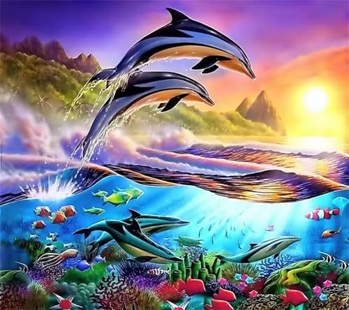 Puzzles 300 Teile Erwachsene,35x35cm Holzpuzzle, Puzzle für Erwachsenes Lernspiel Herausforderung Spielzeug 300 Teile Sonnenuntergang Delphin Tiere Puzzles für Erwachsene Kinder Puzzles 300 Teile Erwachsene,35x35cm Holzpuzzle, Puzzle für Erwachsenes Lernspiel Herausforderung Spielzeug 300 Teile Sonnenuntergang Delphin Tiere Puzzles für Erwachsene Kinder von Yeecer