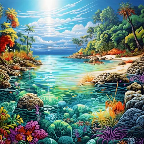 Puzzles 300 Teile Erwachsene,35x35cm Holzpuzzle, Puzzle für Erwachsenes Lernspiel Herausforderung Spielzeug 300 Teile Sonnige Ozeanlandschaft Puzzles für Erwachsene Kinder Puzzles 300 Teile Erwachsene,35x35cm Holzpuzzle, Puzzle für Erwachsenes Lernspiel Herausforderung Spielzeug 300 Teile Sonnige Ozeanlandschaft Puzzles für Erwachsene Kinder von Yeecer