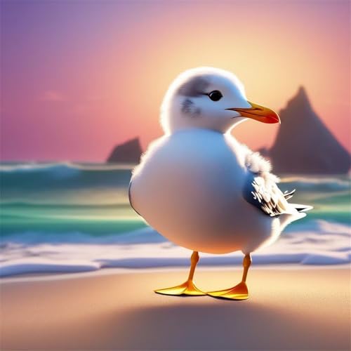 Puzzles 300 Teile Erwachsene,35x35cm Holzpuzzle, Puzzle für Erwachsenes Lernspiel Herausforderung Spielzeug 300 Teile Strandvögel Puzzles für Erwachsene Kinder von Yeecer