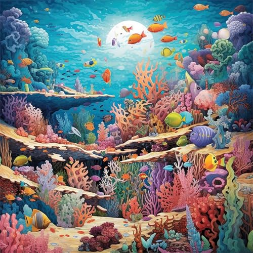 Puzzles 300 Teile Erwachsene,35x35cm Holzpuzzle, Puzzle für Erwachsenes Lernspiel Herausforderung Spielzeug 300 Teile Unterwasser-Korallentiere Puzzles für Erwachsene Kinder Puzzles 300 Teile Erwachsene,35x35cm Holzpuzzle, Puzzle für Erwachsenes Lernspiel Herausforderung Spielzeug 300 Teile Unterwasser-Korallentiere Puzzles für Erwachsene Kinder von Yeecer