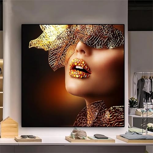 Puzzles 300 Teile Erwachsene,38x38cm Holzpuzzle, Puzzle für Erwachsenes Lernspiel Herausforderung Spielzeug 300 Teile Gold Lippen Frau Puzzles für Erwachsene Kinder Puzzles 300 Teile Erwachsene,38x38cm Holzpuzzle, Puzzle für Erwachsenes Lernspiel Herausforderung Spielzeug 300 Teile Gold Lippen Frau Puzzles für Erwachsene Kinder von Yeecer