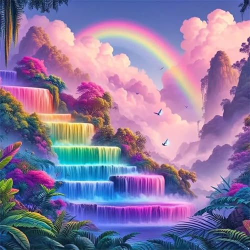 Puzzles 300 Teile Erwachsene,38x38cm Holzpuzzle, Puzzle für Erwachsenes Lernspiel Herausforderung Spielzeug 300 Teile Rainbow Falls Stufen Puzzles für Erwachsene Kinder Puzzles 300 Teile Erwachsene,38x38cm Holzpuzzle, Puzzle für Erwachsenes Lernspiel Herausforderung Spielzeug 300 Teile Rainbow Falls Stufen Puzzles für Erwachsene Kinder von Yeecer