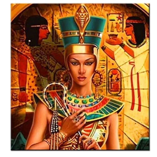 Puzzles 500 Teile Erwachsene,45x45cm Holzpuzzle, Puzzle für Erwachsenes Lernspiel Herausforderung Spielzeug 500 Teile Ägyptische Königin Puzzles für Erwachsene Kinder von Yeecer