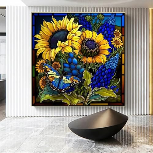 Puzzles 500 Teile Erwachsene,45x45cm Holzpuzzle, Puzzle für Erwachsenes Lernspiel Herausforderung Spielzeug 500 Teile Blaue gelbe Sonnenblume Puzzles für Erwachsene Kinder Puzzles 500 Teile Erwachsene,45x45cm Holzpuzzle, Puzzle für Erwachsenes Lernspiel Herausforderung Spielzeug 500 Teile Blaue gelbe Sonnenblume Puzzles für Erwachsene Kinder von Yeecer