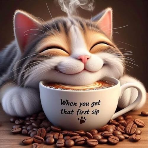 Puzzles 500 Teile Erwachsene,45x45cm Holzpuzzle, Puzzle für Erwachsenes Lernspiel Herausforderung Spielzeug 500 Teile Kaffeekatze Puzzles für Erwachsene Kinder Puzzles 500 Teile Erwachsene,45x45cm Holzpuzzle, Puzzle für Erwachsenes Lernspiel Herausforderung Spielzeug 500 Teile Kaffeekatze Puzzles für Erwachsene Kinder von Yeecer