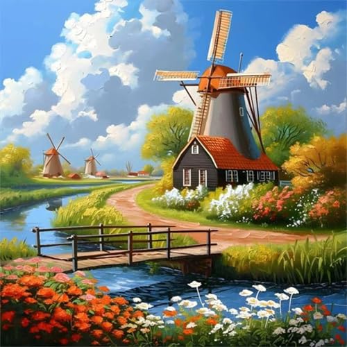 Puzzles 500 Teile Erwachsene,45x45cm Holzpuzzle, Puzzle für Erwachsenes Lernspiel Herausforderung Spielzeug 500 Teile Landwindmühle Puzzles für Erwachsene Kinder Puzzles 500 Teile Erwachsene,45x45cm Holzpuzzle, Puzzle für Erwachsenes Lernspiel Herausforderung Spielzeug 500 Teile Landwindmühle Puzzles für Erwachsene Kinder von Yeecer