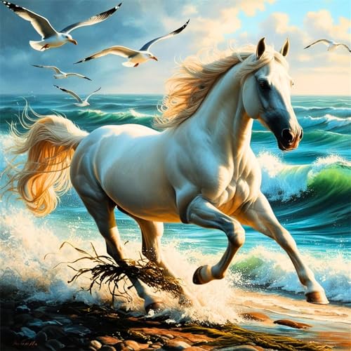 Puzzles 500 Teile Erwachsene,45x45cm Holzpuzzle, Puzzle für Erwachsenes Lernspiel Herausforderung Spielzeug 500 Teile Möwen Pferde Strand Puzzles für Erwachsene Kinder Puzzles 500 Teile Erwachsene,45x45cm Holzpuzzle, Puzzle für Erwachsenes Lernspiel Herausforderung Spielzeug 500 Teile Möwen Pferde Strand Puzzles für Erwachsene Kinder von Yeecer