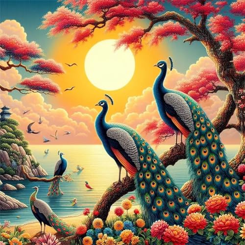 Puzzles 500 Teile Erwachsene,45x45cm Holzpuzzle, Puzzle für Erwachsenes Lernspiel Herausforderung Spielzeug 500 Teile Pfau Tiere Landschaft Puzzles für Erwachsene Kinder Puzzles 500 Teile Erwachsene,45x45cm Holzpuzzle, Puzzle für Erwachsenes Lernspiel Herausforderung Spielzeug 500 Teile Pfau Tiere Landschaft Puzzles für Erwachsene Kinder von Yeecer