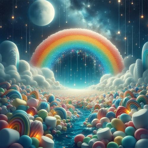 Puzzles 500 Teile Erwachsene,45x45cm Holzpuzzle, Puzzle für Erwachsenes Lernspiel Herausforderung Spielzeug 500 Teile Regenbogen-Marshmallow Puzzles für Erwachsene Kinder Puzzles 500 Teile Erwachsene,45x45cm Holzpuzzle, Puzzle für Erwachsenes Lernspiel Herausforderung Spielzeug 500 Teile Regenbogen-Marshmallow Puzzles für Erwachsene Kinder von Yeecer