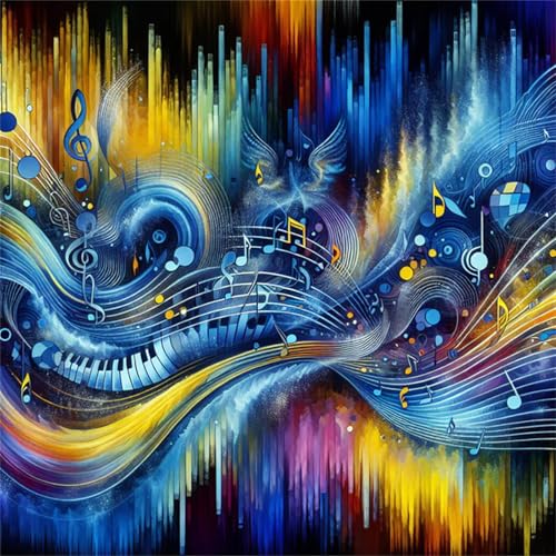 Puzzles 70 Teile Erwachsene,16x16 cm Lernspiel Herausforderung Spielzeug 70 Teile Abstrakte Musik Puzzles für Erwachsene Puzzles 70 Teile Erwachsene,16x16 cm Lernspiel Herausforderung Spielzeug 70 Teile Abstrakte Musik Puzzles für Erwachsene von Yeecer