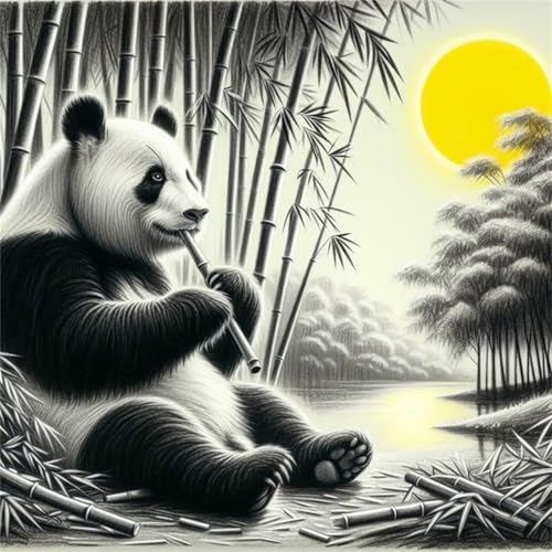 Puzzles 70 Teile Erwachsene,16x16 cm Lernspiel Herausforderung Spielzeug 70 Teile Bambuswald-Panda Puzzles für Erwachsene von Yeecer