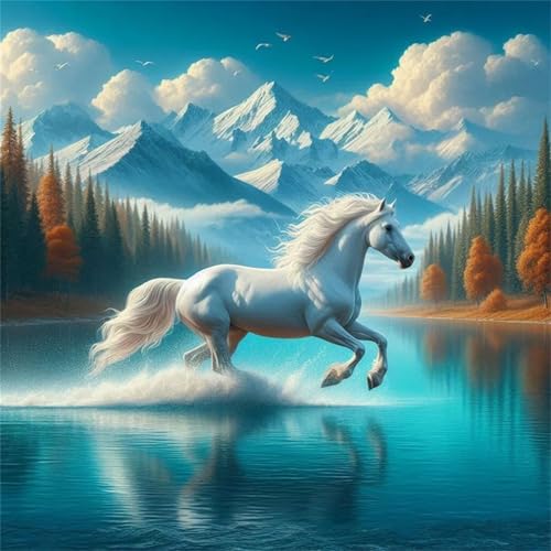 Puzzles 70 Teile Erwachsene,16x16 cm Lernspiel Herausforderung Spielzeug 70 Teile Bergsee Pferd Puzzles für Erwachsene Puzzles 70 Teile Erwachsene,16x16 cm Lernspiel Herausforderung Spielzeug 70 Teile Bergsee Pferd Puzzles für Erwachsene von Yeecer
