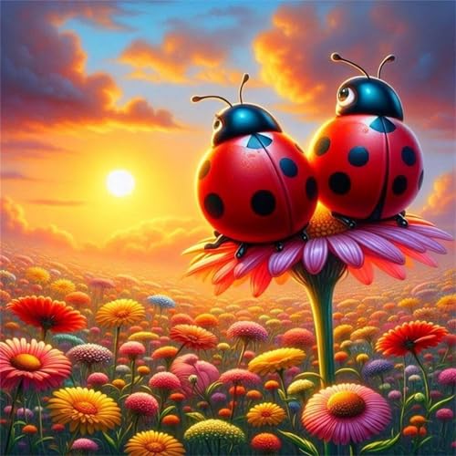 Puzzles 70 Teile Erwachsene,16x16 cm Lernspiel Herausforderung Spielzeug 70 Teile Blume Marienkäfer Sonnenuntergang Puzzles für Erwachsene Puzzles 70 Teile Erwachsene,16x16 cm Lernspiel Herausforderung Spielzeug 70 Teile Blume Marienkäfer Sonnenuntergang Puzzles für Erwachsene von Yeecer