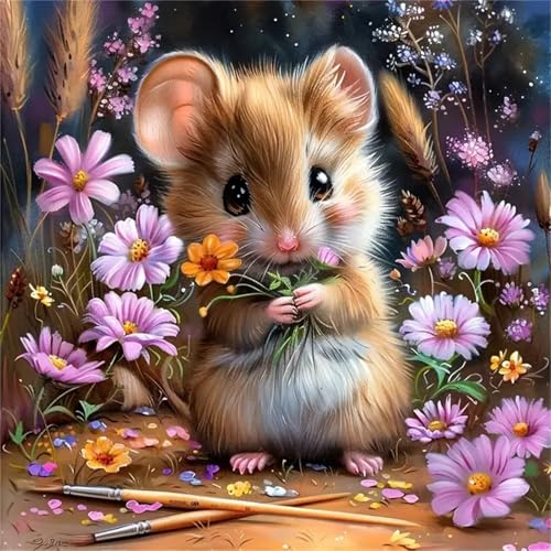 Puzzles 70 Teile Erwachsene,16x16 cm Lernspiel Herausforderung Spielzeug 70 Teile Blumentiere Puzzles für Erwachsene von Yeecer