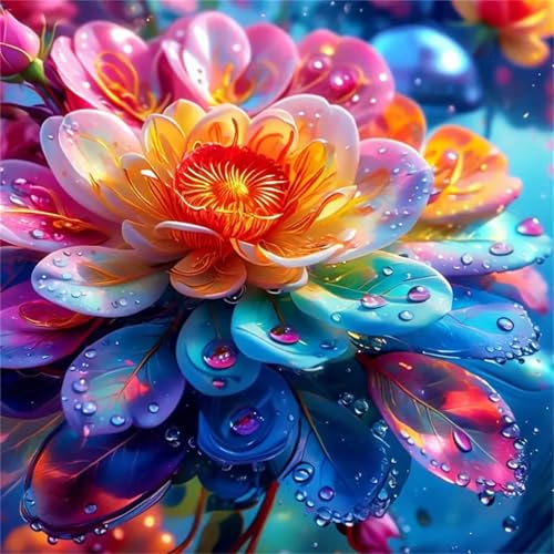Puzzles 70 Teile Erwachsene,16x16 cm Lernspiel Herausforderung Spielzeug 70 Teile Bunte Blumen Puzzles für Erwachsene von Yeecer