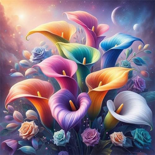 Puzzles 70 Teile Erwachsene,16x16 cm Lernspiel Herausforderung Spielzeug 70 Teile Bunte Calla-Lilien Puzzles für Erwachsene Puzzles 70 Teile Erwachsene,16x16 cm Lernspiel Herausforderung Spielzeug 70 Teile Bunte Calla-Lilien Puzzles für Erwachsene von Yeecer