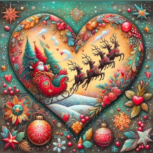 Puzzles 70 Teile Erwachsene,16x16 cm Lernspiel Herausforderung Spielzeug 70 Teile Cartoon Weihnachten Puzzles für Erwachsene von Yeecer