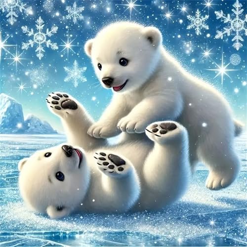 Puzzles 70 Teile Erwachsene,16x16 cm Lernspiel Herausforderung Spielzeug 70 Teile Eisberg Spielbär Puzzles für Erwachsene von Yeecer