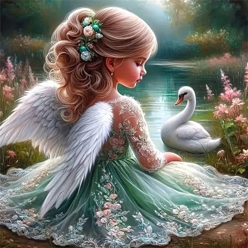 Puzzles 70 Teile Erwachsene,16x16 cm Lernspiel Herausforderung Spielzeug 70 Teile Engel Mädchen Schwan Puzzles für Erwachsene Puzzles 70 Teile Erwachsene,16x16 cm Lernspiel Herausforderung Spielzeug 70 Teile Engel Mädchen Schwan Puzzles für Erwachsene von Yeecer