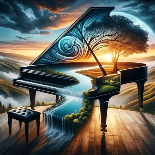 Puzzles 70 Teile Erwachsene,16x16 cm Lernspiel Herausforderung Spielzeug 70 Teile Fantasie-Klavierlandschaft Puzzles für Erwachsene Puzzles 70 Teile Erwachsene,16x16 cm Lernspiel Herausforderung Spielzeug 70 Teile Fantasie-Klavierlandschaft Puzzles für Erwachsene von Yeecer