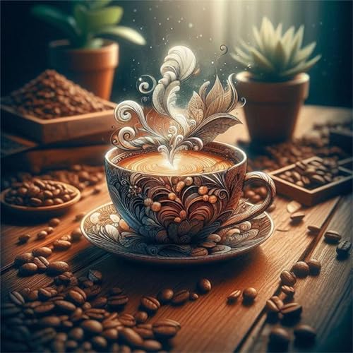 Puzzles 70 Teile Erwachsene,16x16 cm Lernspiel Herausforderung Spielzeug 70 Teile Fantastischer Kaffee Puzzles für Erwachsene von Yeecer