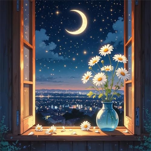 Puzzles 70 Teile Erwachsene,16x16 cm Lernspiel Herausforderung Spielzeug 70 Teile Fensterbankvasen Landschaft Puzzles für Erwachsene Puzzles 70 Teile Erwachsene,16x16 cm Lernspiel Herausforderung Spielzeug 70 Teile Fensterbankvasen Landschaft Puzzles für Erwachsene von Yeecer