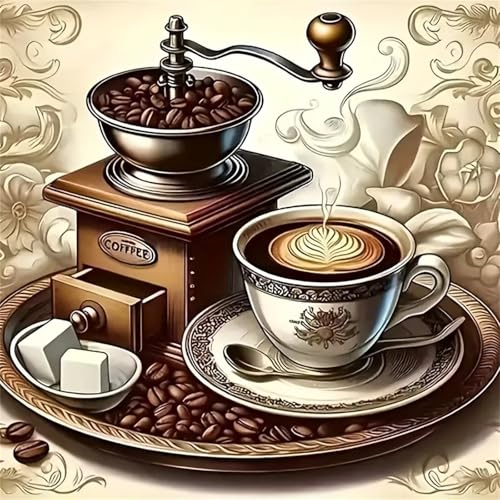 Puzzles 70 Teile Erwachsene,16x16 cm Lernspiel Herausforderung Spielzeug 70 Teile Handgemahlener Kaffee Puzzles für Erwachsene von Yeecer