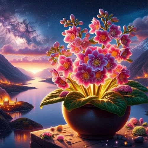 Puzzles 70 Teile Erwachsene,16x16 cm Lernspiel Herausforderung Spielzeug 70 Teile Landschaftsstrauß Puzzles für Erwachsene von Yeecer