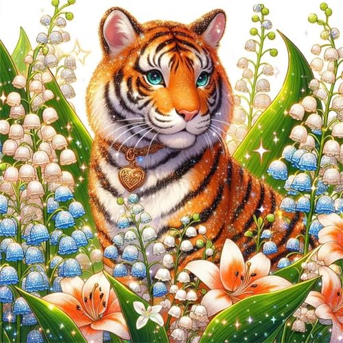 Puzzles 70 Teile Erwachsene,16x16 cm Lernspiel Herausforderung Spielzeug 70 Teile Pflanze Blumen Tiger Puzzles für Erwachsene von Yeecer