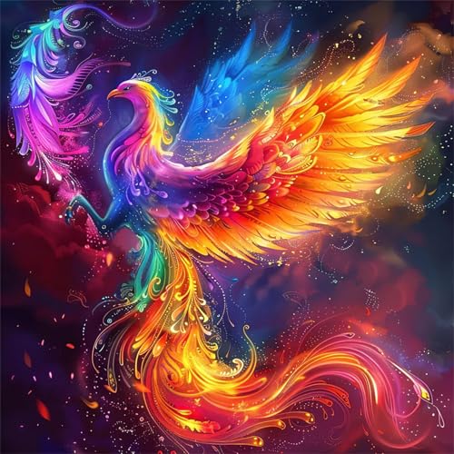 Puzzles 70 Teile Erwachsene,16x16 cm Lernspiel Herausforderung Spielzeug 70 Teile Phönixvögel Puzzles für Erwachsene von Yeecer