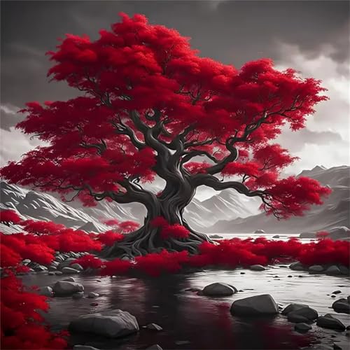 Puzzles 70 Teile Erwachsene,16x16 cm Lernspiel Herausforderung Spielzeug 70 Teile Rote Baumlandschaft Puzzles für Erwachsene Puzzles 70 Teile Erwachsene,16x16 cm Lernspiel Herausforderung Spielzeug 70 Teile Rote Baumlandschaft Puzzles für Erwachsene von Yeecer