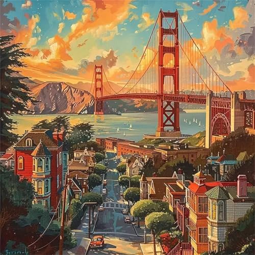 Puzzles 70 Teile Erwachsene,16x16 cm Lernspiel Herausforderung Spielzeug 70 Teile Stadtbrückenlandschaft Puzzles für Erwachsene Puzzles 70 Teile Erwachsene,16x16 cm Lernspiel Herausforderung Spielzeug 70 Teile Stadtbrückenlandschaft Puzzles für Erwachsene von Yeecer