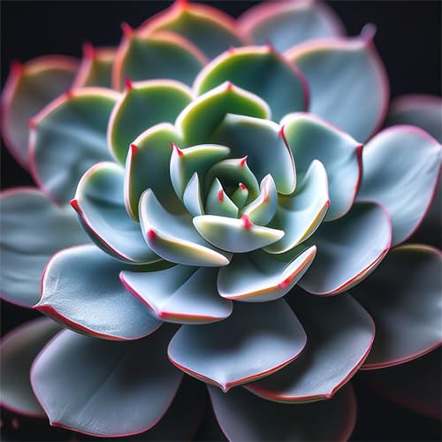 Puzzles 70 Teile Erwachsene,16x16 cm Lernspiel Herausforderung Spielzeug 70 Teile Sukkulenten Blumen Puzzles für Erwachsene von Yeecer