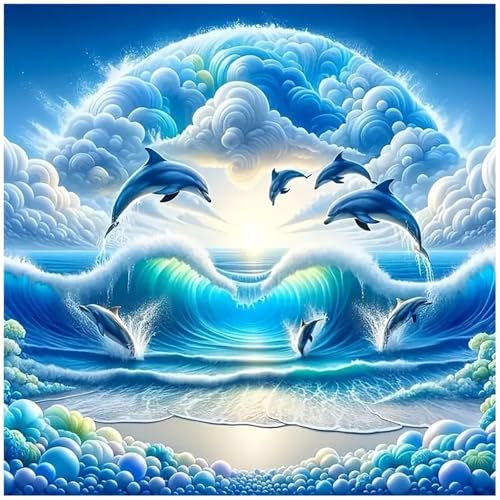 Puzzles 70 Teile Erwachsene,16x16 cm Lernspiel Herausforderung Spielzeug 70 Teile Traumhafte Ozeandelfine Puzzles für Erwachsene Puzzles 70 Teile Erwachsene,16x16 cm Lernspiel Herausforderung Spielzeug 70 Teile Traumhafte Ozeandelfine Puzzles für Erwachsene von Yeecer