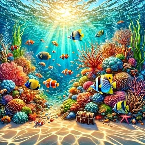 Puzzles 70 Teile Erwachsene,16x16 cm Lernspiel Herausforderung Spielzeug 70 Teile Unterwasserwelt Puzzles für Erwachsene von Yeecer