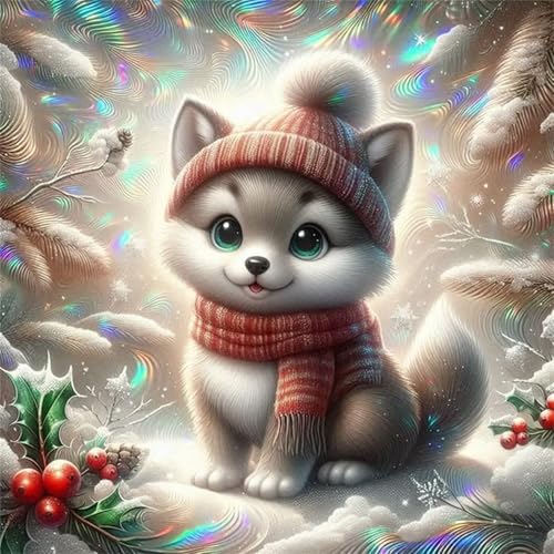 Puzzles 70 Teile Erwachsene,16x16 cm Lernspiel Herausforderung Spielzeug 70 Teile Weihnachtstiere Puzzles für Erwachsene von Yeecer