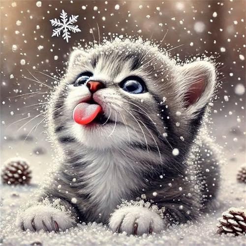 Puzzles 70 Teile Erwachsene,16x16 cm Lernspiel Herausforderung Spielzeug 70 Teile Winter Schneeflocke Katze Puzzles für Erwachsene Puzzles 70 Teile Erwachsene,16x16 cm Lernspiel Herausforderung Spielzeug 70 Teile Winter Schneeflocke Katze Puzzles für Erwachsene von Yeecer