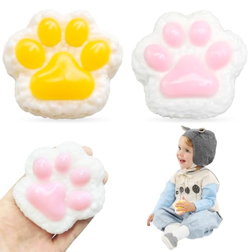 Yeefunjoy 2 Stück Cat Paw Squishy, Süße Katzenpfoten Quetsch Spielzeuge, Pfote Weiche Fufu Fidget Toys Für Stressabbau, Für Kinder Und Erwachsene Weihnachten Geburtstag Geschenke Partybegünstigungen Yeefunjoy 2 Stück Cat Paw Squishy, Süße Katzenpfoten Quetsch Spielzeuge, Pfote Weiche Fufu Fidget Toys Für Stressabbau, Für Kinder Und Erwachsene Weihnachten Geburtstag Geschenke Partybegünstigungen von Yeefunjoy